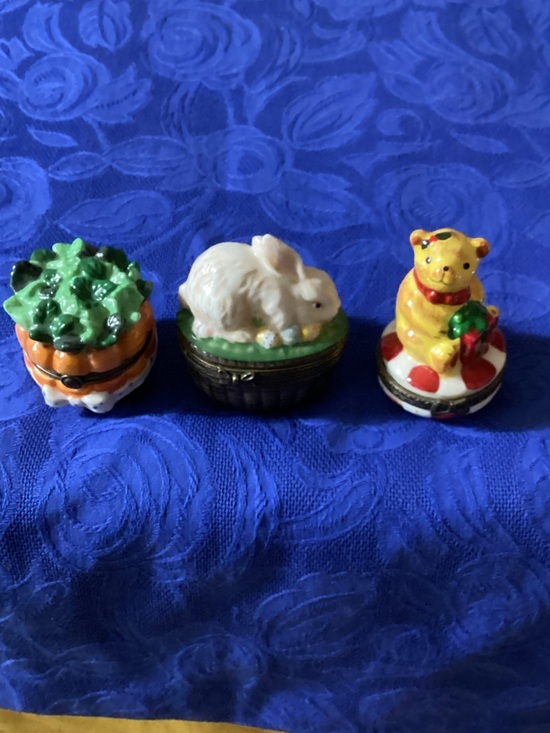 Other - Porcelain Collectible Hinged Trinket Boxes.